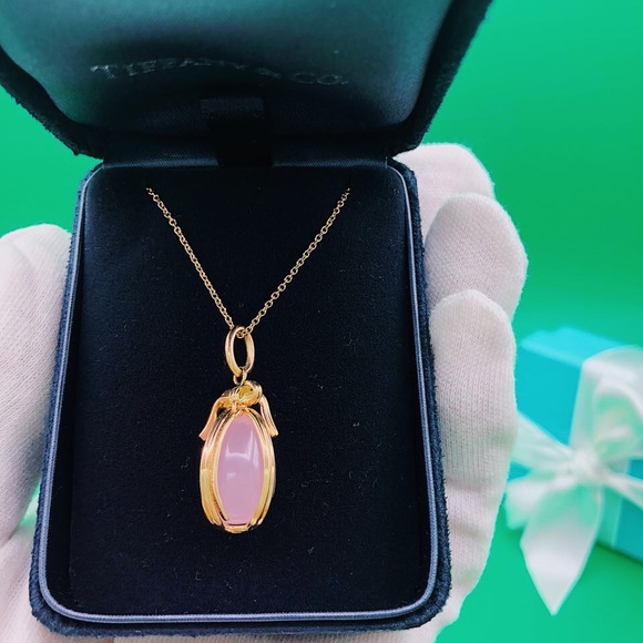Jewelry | Tiffany Egg Pink Opal Pendant 